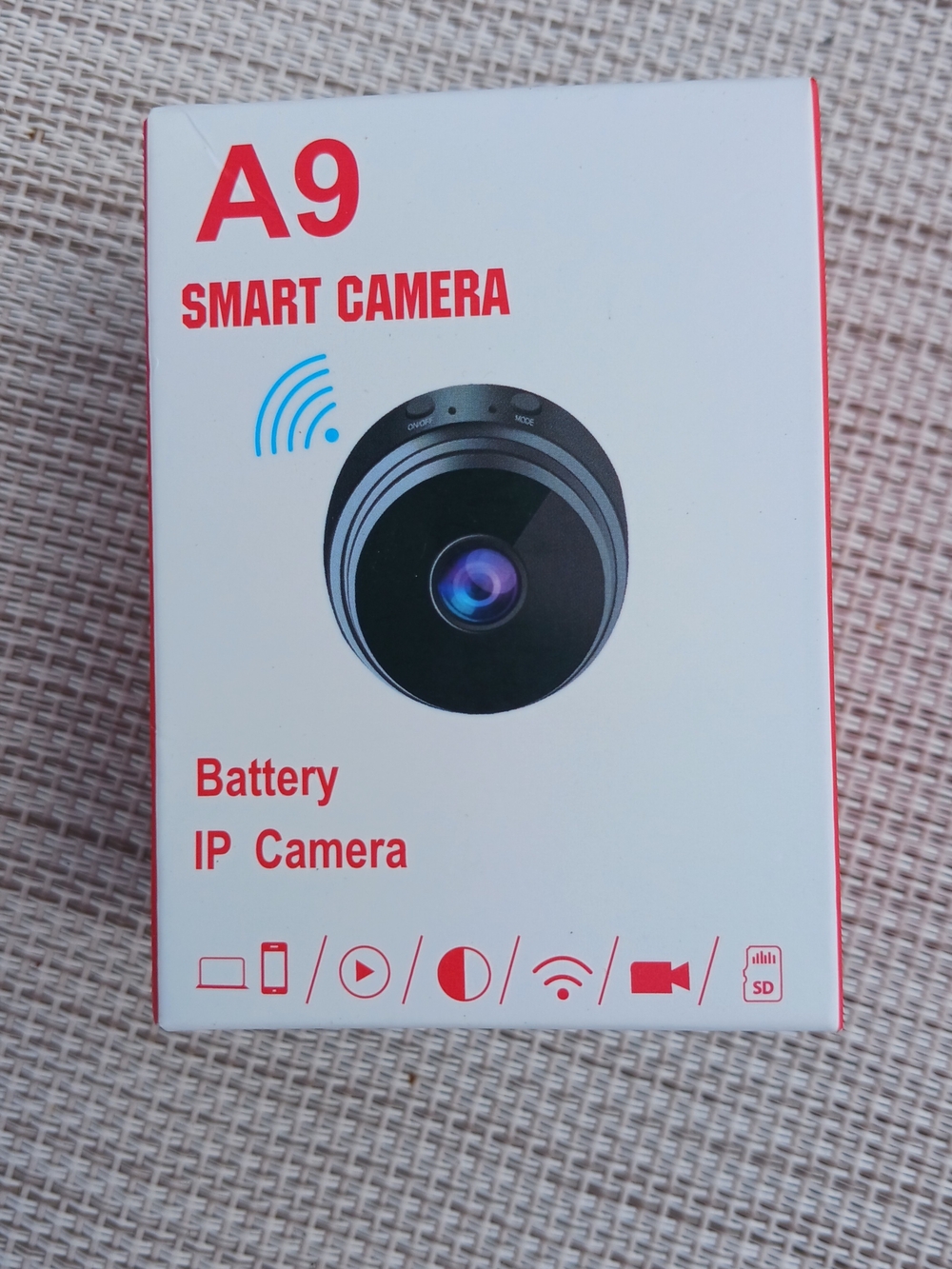 A9 Smart Camera - Black Wireless Battery IP Camera